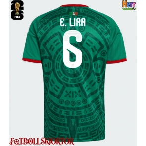 Mexiko Erik Lira #6 Hemmatröja VM 2026 Kortärmad